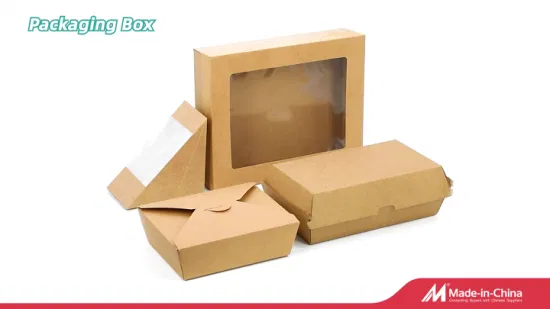 Papel de regalo/Embalaje de papel/Embalaje de regalo/Papel de cartón/Corrugado/Papel Kraft/Cupcake/Pastel/Almuerzo/Sándwich/Caja de pizza